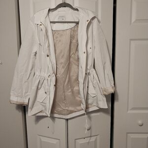 NWOT Charter Club rain jacket size xl